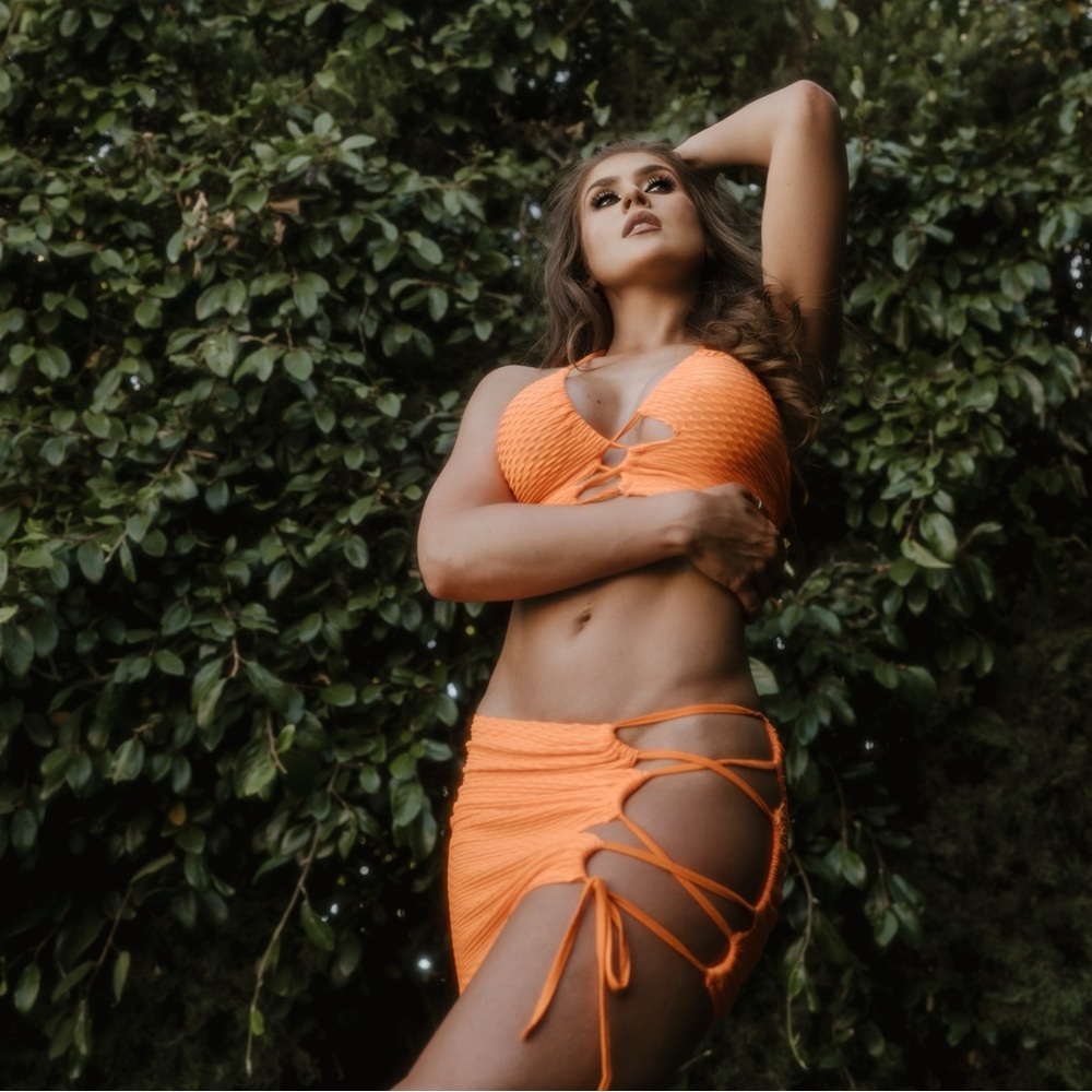 Two Piece Orange Set - image 1